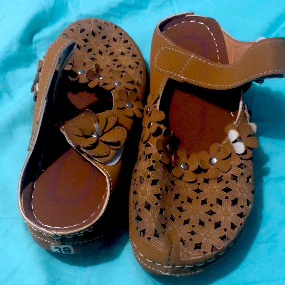 Cute leather sandals